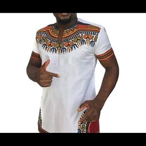 Men’s African Print Dashiki